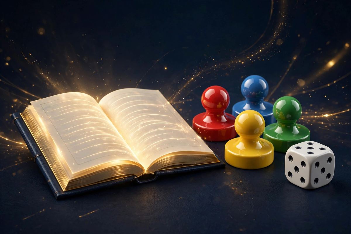Ludo rules explained for beginners — 3D rule book and tokens